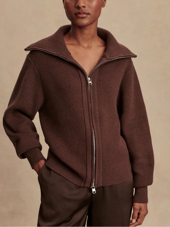 Varley Jackets & Blazers - Varley Enrico Zip-Through Knit Jacket
